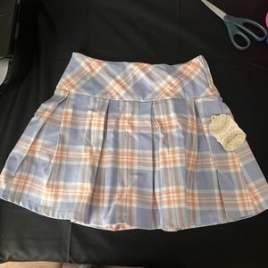 Altard State Pleated Plaid Skirt